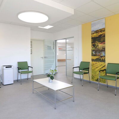 Wartezimmer im Zentrum für Magen- und Darmgesundheit